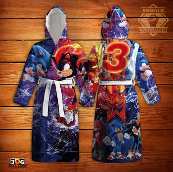 Халати за баня Соник 2025