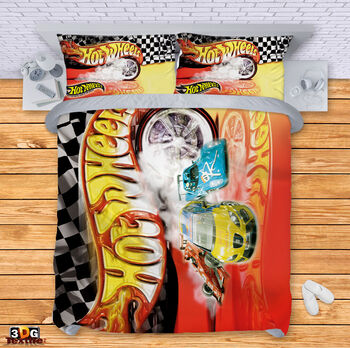 Спално бельо Hot Wheels 150x210 с една калъфка SALE