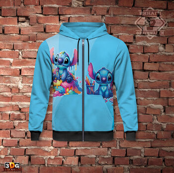 Спортно Худи с цип Стич