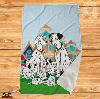 Одеяло Шерпа Полар 101 Далматинци - 101 Dalmatians