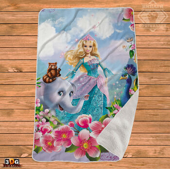 Одеяло Шерпа Полар Барби - Barbie