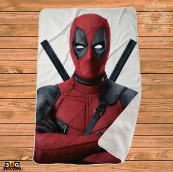 Одеяло Шерпа Полар Дедпул - Deadpool