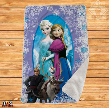 Одеяло Шерпа Полар Замръзналото кралство - Frozen