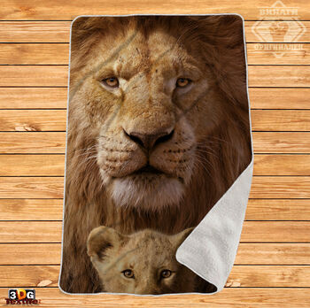 Одеяло Шерпа Полар Цар Лъв - Lion King