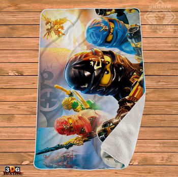 Одеяло Шерпа Полар Нинджаго - Nindjago