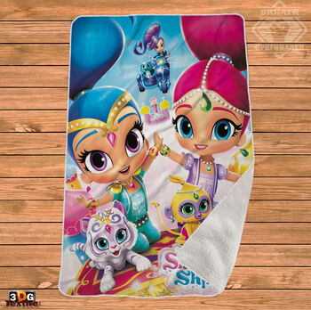 Одеяло Шерпа Полар Шимър и Шайн - Shimmer and Shine