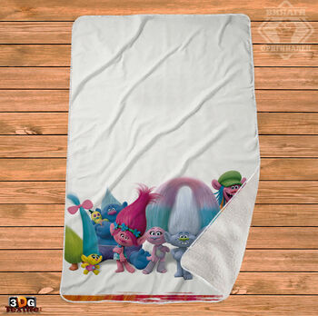 Одеяло Шерпа Полар Тролове - Trolls