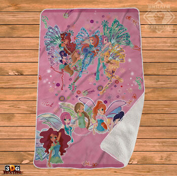 Одеяло Шерпа Полар Уинкс - Winx