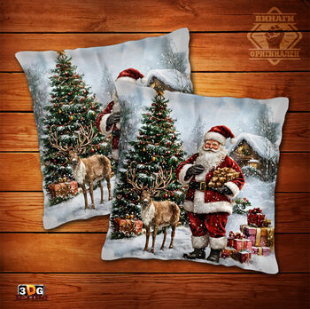 Възглавница Дядо Коледа 2025