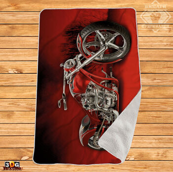 Одеяло Шерпа Полар Red Bike