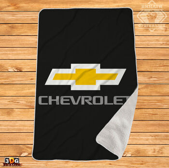 Одеяло Шерпа Полар Шевролет черен - Chevrolet black