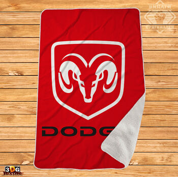 Одеяло Шерпа Полар Додж червен - Dodge red