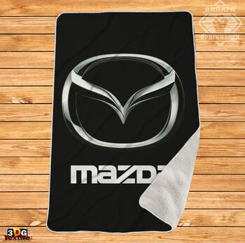 Одеяло Шерпа Полар Мазда черен - Mazda black