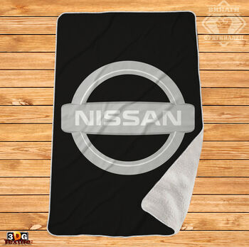 Одеяло Шерпа Полар Nissan черен - Nissan black