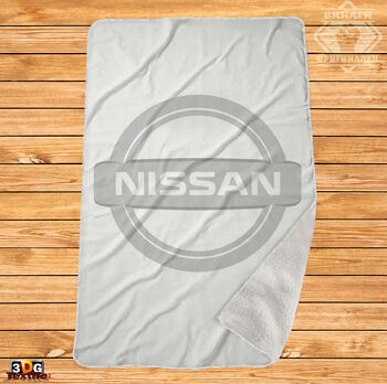 Одеяло Шерпа Полар Nissan бял - Nissan white