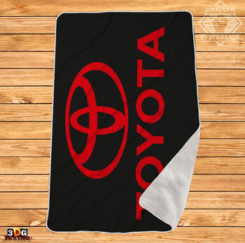 Одеяло Шерпа Полар Toyota черен - Toyota black