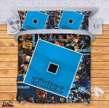 Модерен Сет чаршафи с дигитален принт -  Roblox 2