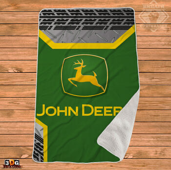 Одеяло Шерпа Полар John deere