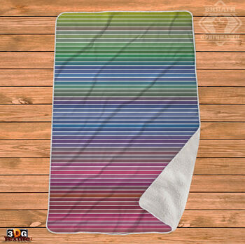 Одеяло Шерпа Полар Rainbow