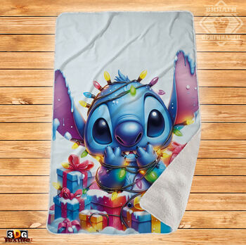Одеяло Шерпа Полар Stich Christmas 2