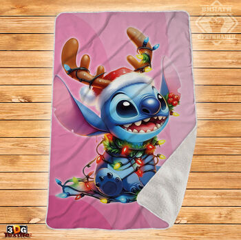 Одеяло Шерпа Полар Stich Christmas 3