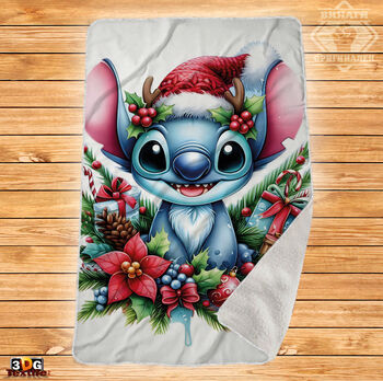 Одеяло Шерпа Полар Stich Christmas 4