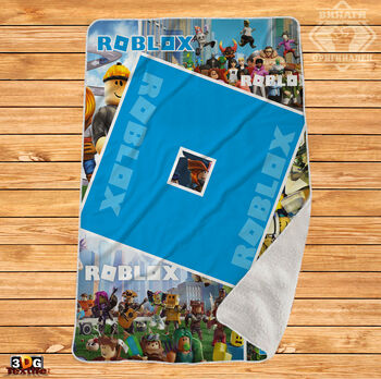 Одеяло Шерпа Полар Roblox 3