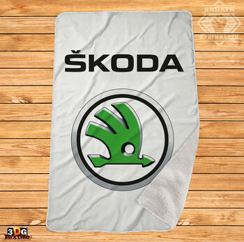 Одеяло Шерпа Полар Шкода Бяло - Skoda White