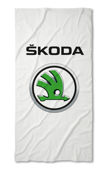 Хавлиена кърпа Шкода Бяло  - Skoda White