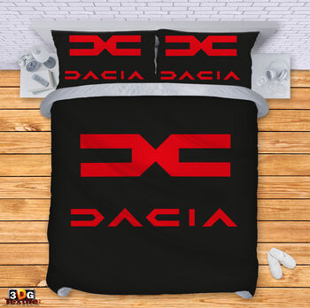 Модерно Спално бельо с принт - Дачия Черно - Dacia Black