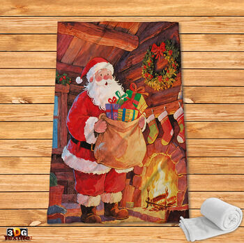 Поларено одеяло Дядо Коледа