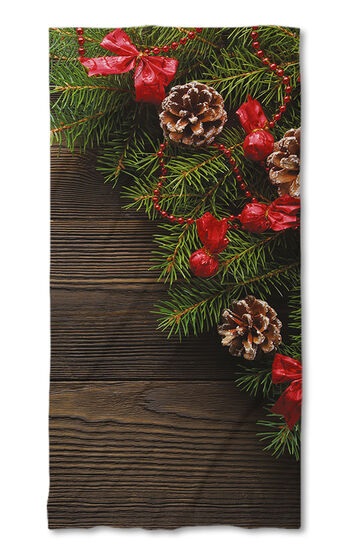 Хавлиена кърпа Коледен венец