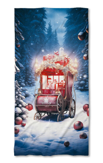 Хавлиена кърпа Коледна шейна