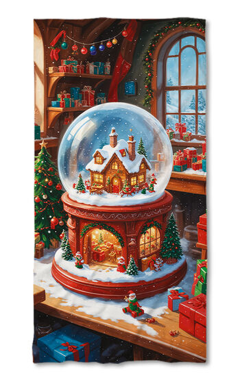 Хавлиена кърпа Коледна топка