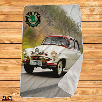 Одеяло Шерпа Шкода Ретро