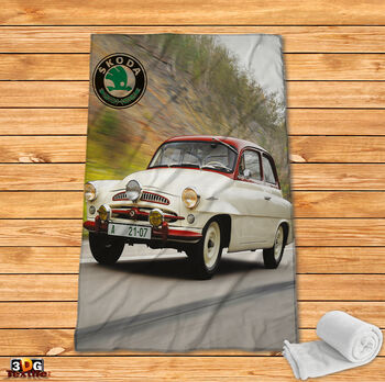 Поларено одеяло Шкода Ретро