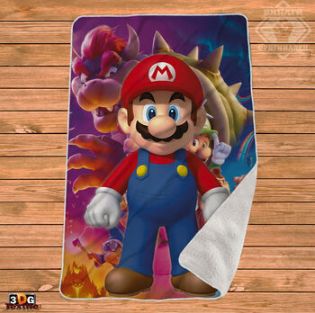 Одеяло Шерпа Полар Супер Марио 2