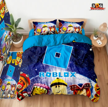 Комплект чаршафи с 3D дигитален принт - Roblox 4
