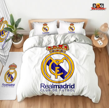 Комплект чаршафи с принт -  Реал Мадрид - Real Madrid