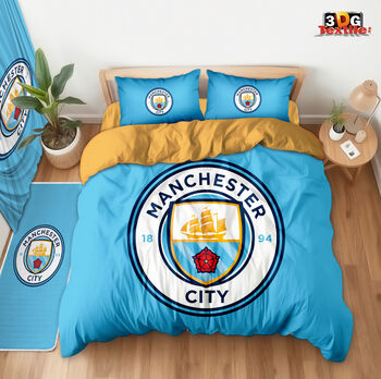 Модерен Спален сет с дигитален принт - Манчестър Сити - Manchester City