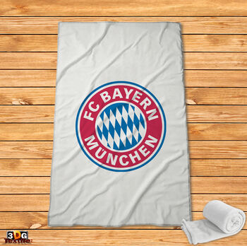 Поларено одеяло Байерн Мюнхен Бяло - Bayern München White