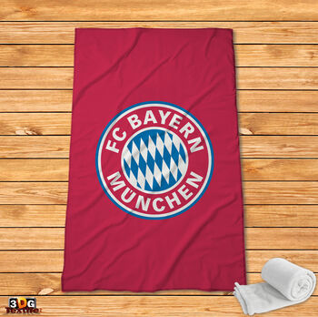 Поларено одеяло Байерн Мюнхен Червено - Bayern München Red