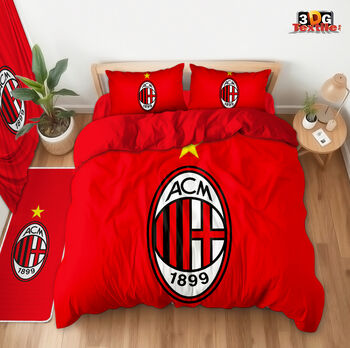 Модерен Спален сет с дигитален принт - Милан Червено - Milan Red