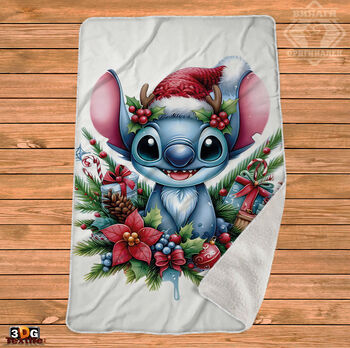 Одеяло Шерпа Полар Stich Christmas 4