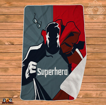 Одеяло Шерпа Полар SuperHero