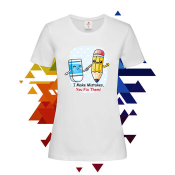 Дамска Тениска Молив и Гума 2