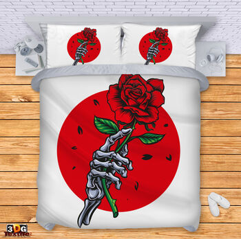 Сет за легло с дигитален принт -  Подари любов