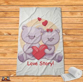 Поларено одеяло Влюбени мечета