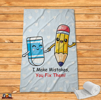 Поларено одеяло Молив и гума