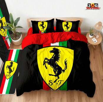 Спално бельо Ферари Италия 150х210 см с две калъфки SALE